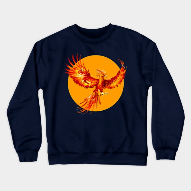 Fawkes bird Crewneck Sweatshirt by TaipsArts